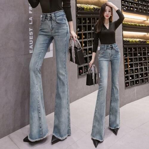 Женские джинсы клеш Lihahafang China At AliExpress