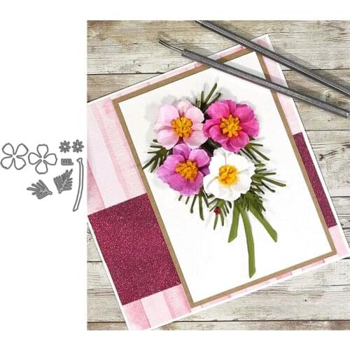 Garden Flower Cosmos Metal Cutting Dies for Scrapbooking and Cards Making Paper Craft Dies New 2019