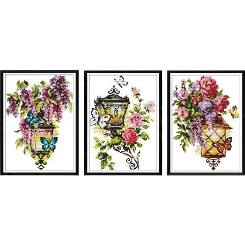 Cross Stitch Kit Embroidery Needlework The Light of Fascination Stamped 11CT 14CT Counted Printed Craft Decor Handmade Gift Sets