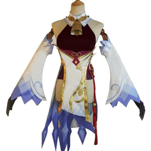 New Roles GANYU Game Genshin Impact Cosplay Costumes Anime Girl Sexy Secretary Maid Clothes Project Tights Accessories Set 2021