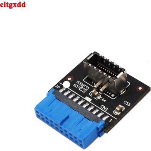 Usb 3.0 Internal Header Usb 3.1 / 3.2 Type c Front Type And 20pin To 19pin Adapter Converter For PC Notherboard Riser Connector
