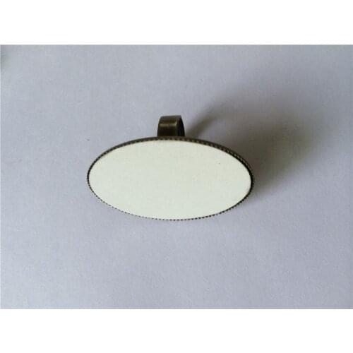 Blank ring for sublimation tooth disc Ellipse women rings jewelry thermal transfer printing custom consumables 6colours 05152