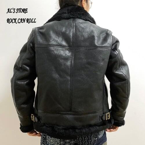 Mens Sheepskin Jackets RedTornado China