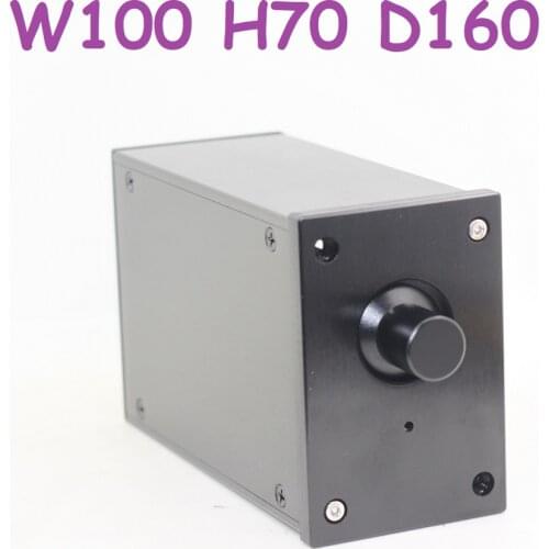 Knob Preamplifier Chassis Mini Size D260 W100 H70 Aluminum Case Preamp DIY Power Amplifier Chassis WA58