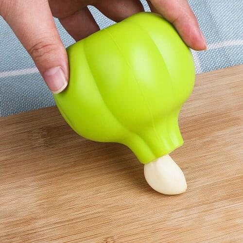 Manual Silicone Garlic Peeler Garlic Presses Ultra Soft Peeled Garlic Stripping Tool Creative Garlic Blender Kitchen Accessories