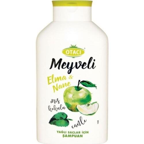Otacı Otacı Fruit Shampoo Apple-Mint 400 Ml Herbal Shampoo Unisex Moisturizing Nourishing Oily hair oil