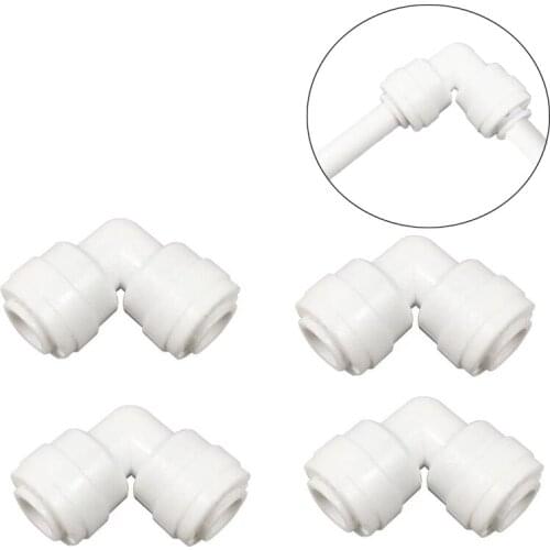 Garden Water Quick Connector Coupling Fitting 1/4'' OD Hose 1/4'' BSP Revese Osmosis System Plastic Pipe Connector Pipe Fitting