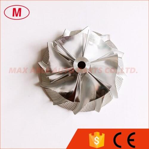 TD05H reverse 61.33/82.00mm 6+6 blades high performance Turbocharger Billet/aluminum 2618/milling compressor wheel