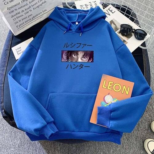 Harajuku Demon Slayer Anime Hoodie Pullover Loose Sweatshirts Ladies Cool Graphic Long Sleeve Hooded Autumn Winter Fashion Tops