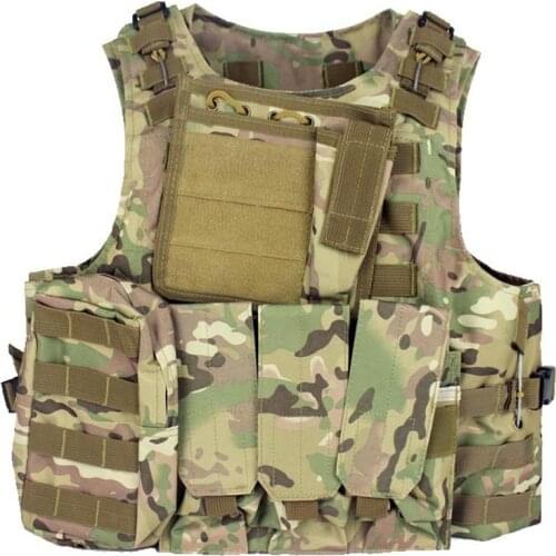 Outdoor Hunting Military Body Armor Plate Carrier Tactical Vest Airsoft Gear Molle Mag Ammo Chest Rig Paintball Army Harness