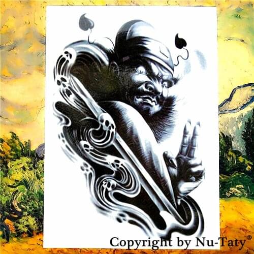 SHNAPIGN East Exorcist Temporary Tattoo Body Art Flash Tattoo Stickers 21*15cm Waterproof Car Styling Home Decor Wall Sticker