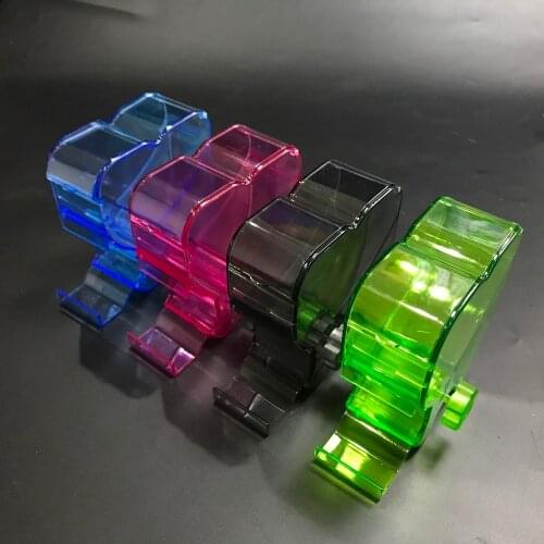 1pc Dental Cotton Roll Dispenser Holder Press Type blue/black/red/green