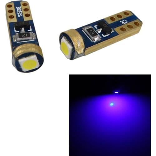 100x Super Bright Blue T5 3030 1SMD Canbus Error Free Instrument Cluster 37 73 74 79 17 57 LED Lights Bulb 12V