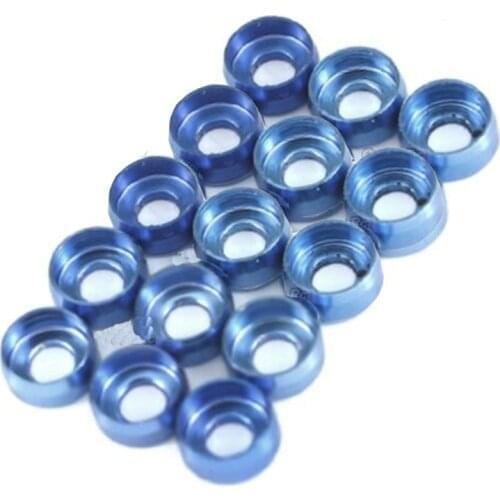 15 Pcs Frame Hardware Washers Body Gaskets Blue For M2 Screws 450 - CHS1122A-BU