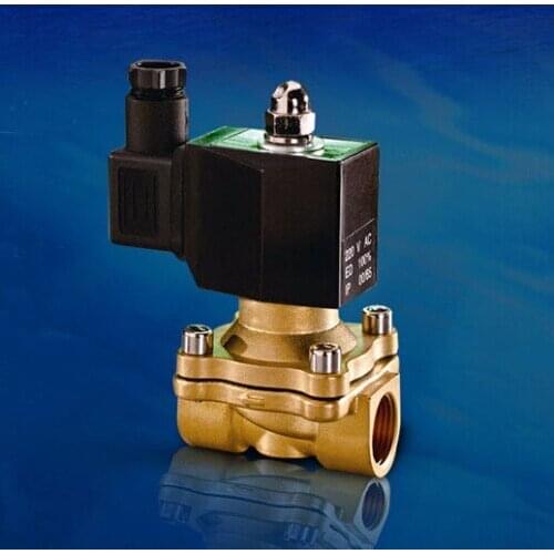 2 inch 2W series square coil IP65 solenoid valve brass electromagnetic valve normally closed
