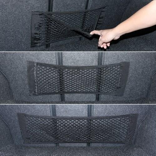 Car Organizer Trunk Net Cargo Storage Mesh for Volkswagen VW Polo Tiguan Passat B6 B7 B8 T5 T6 Golf UP Vento Arteon Touareg
