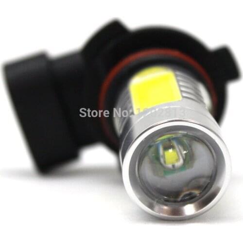 Free shipping 2pc 6000K No Error White 9006 HB4 11W CREE Chip Plasma LED Projector Fog Lights Driving DRL Lamp Bulb
