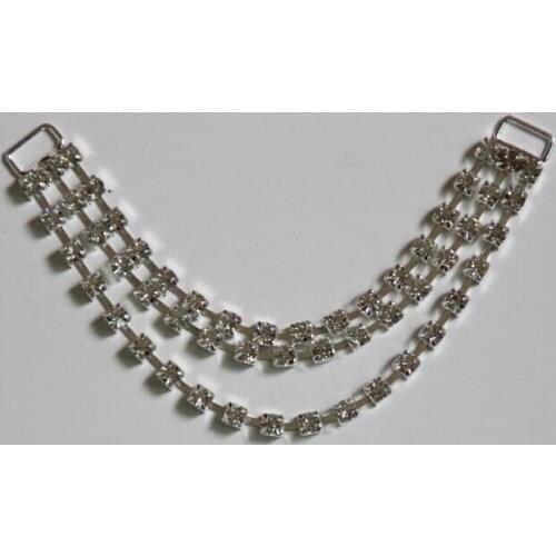 Free Shipping Wholesale 6.8'' 40 pcs/lot Rhinestone Shoe Buckle Invitation Buckle Bag Buckle RCYM024