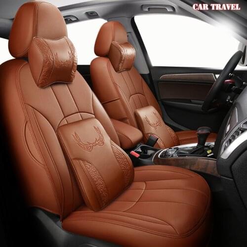 CARTRAVEL Custom Leather car seat cover For Honda Spirior Elysion SHUTTLE Greiz UR-V GIENIA INSPIRE Automobiles Seat Covers
