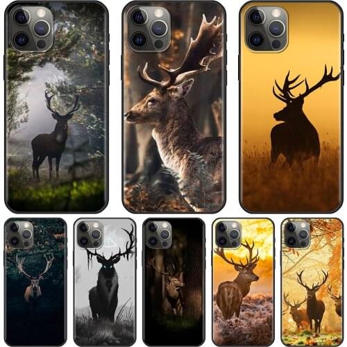 Deer Hunting Camo Coque Phone Fundas For iPhone 12 11 Pro Max XR XS X 7 8 Plus SE Cover Case Capa Guscio Shell