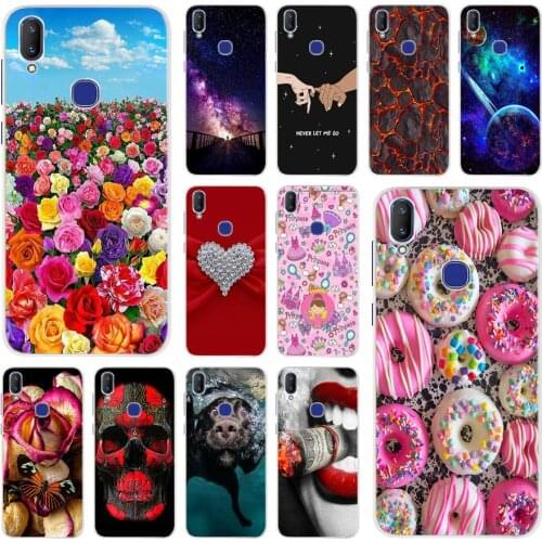 Flower Case For Vivo V11 V11i Case Soft Silicone Phone Back Cover For Vivo V 11 Pro V11i VivoV11 VivoV11i 1806 1804 Coque Fundas
