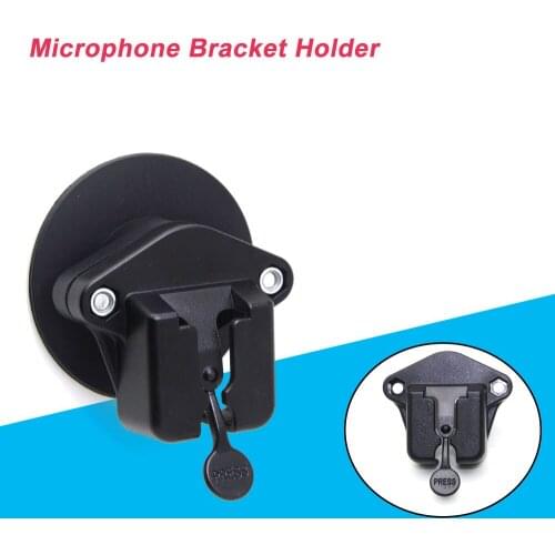 Microphone Bracket Hook Holder Mount car Walkie Talkie Hand Held Microphone Mounting for Car Radio Walkie Talkie