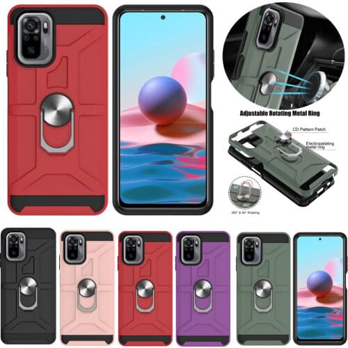 For Xiaomi Mi 10T Lite Mi Poco X3 NFC M3 Redmi Note 10s 9A 9C 9 Power Armor Shockproof Case Car Magnet Phone Cases for 10 T Pro