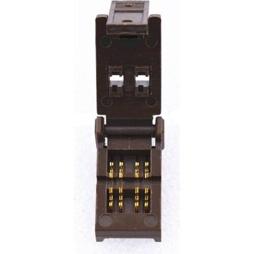 SOT143-4L Burn in socket pin pitch 1.92mm IC body size 1.3mm clamshell SOT143-4L test programming adapter Kelvin test socket