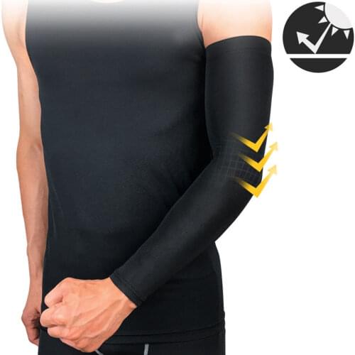 1Pcs Cooling Arm Sleeves Cover UV Sun Protection Armband Basketball Golf Athletic Sport Running Compression Sleeve
