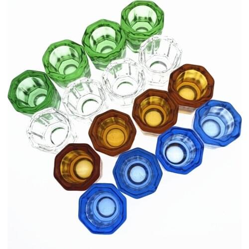 Dental lab Mixing Cups Glass Dish Household Octagonal Cups Reconcile Cup For Dental lab equipment