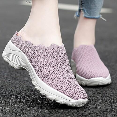 Lightweight Breathable Ladies Half Slippers Large Size EVA Thick-soled Heightening Set Foot Mother Shoes Fashion Casual Sneakers