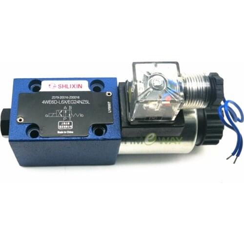 SHLIXIN solenoid directional valve 4WE6D-L6X/EG24NZ5L magnetic exchange valve