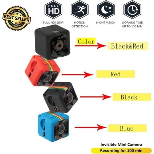 SQ11 Mini Recorder Camera HD 1080P Car DVR Recorder Night Vision Camcorder Small Cam SQ11 Car DVR Camera Driving Sports Recorder