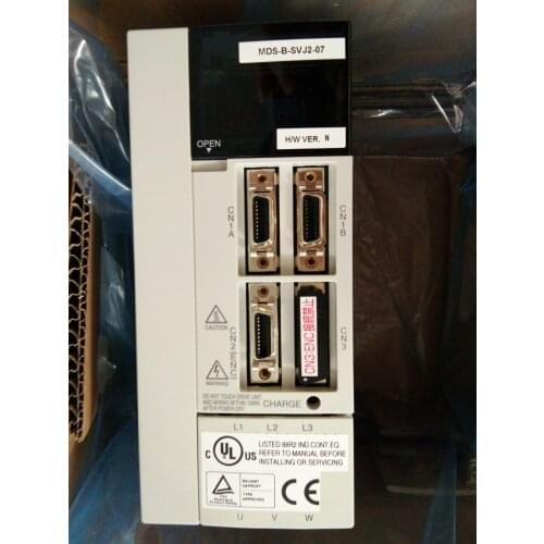 NEW&ORIGINAL AC SERVO MOTOR HC-SF102K WITH SERVO DRIVE UNIT MDS-B-SVJ2-07 WITH POWER AND ENCODER CABLE CN1A-CN1B