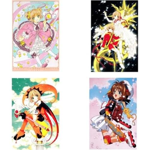 Full Square 5D DIY Anime Japan Cardcaptor Sakura Pattern Girls Pure Embroidery Canvas Cross Stitch Diamond Painting XN1079