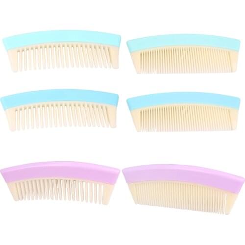 Wide Teeth Detangling Hair Comb Anti-static Scalp Massage Hairbrush Comb for Curly Thick Hair, 5.8