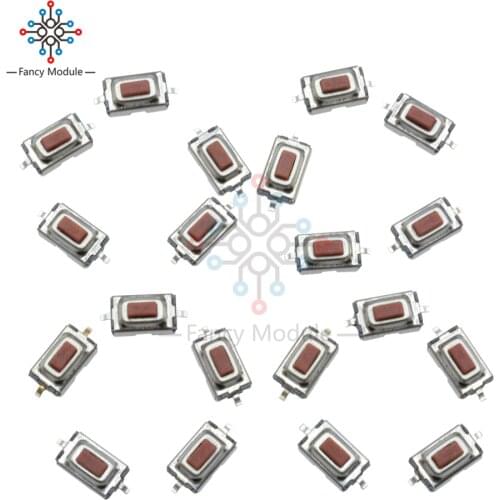 100PCS 3X6X2.5mm Tactile Push Button Switch Tact Switch Micro Switch 2 Pin SMD