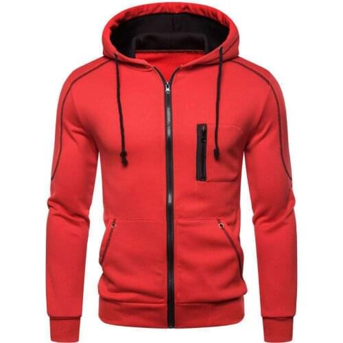 Winter Autumn Men Hoodies Sweatshirts 2021 Causal Zipper Solid Oversized Hooded Long Sleeve Vintage Sport Hoodie With Pocket