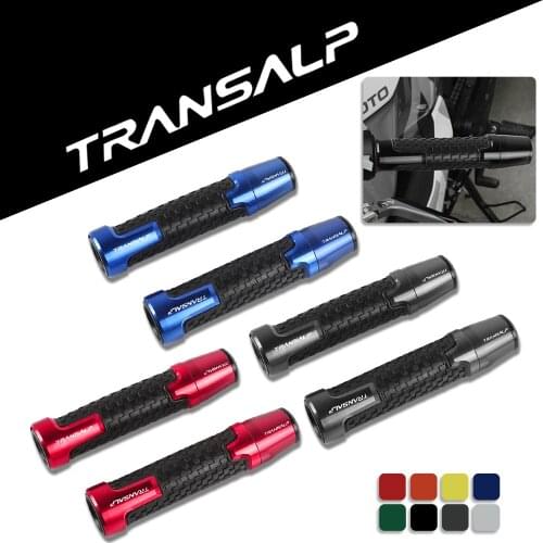 For Honda TRANSALP 7/8 22MM Motorcycle Handlebar Grips Handle Bar Cap End Plugs TRANSALP 600VH VJ VK VL VM VN VP VR VS VT VV VW