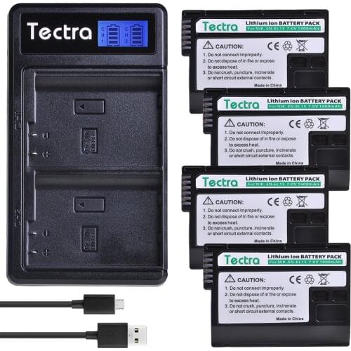 4Pcs EN-EL15 EN EL15 EL15 Battery+LCD USB Dual Battery Charger for Nikon D600 D610 D800 D800E D810 D7000 D7100 D7200