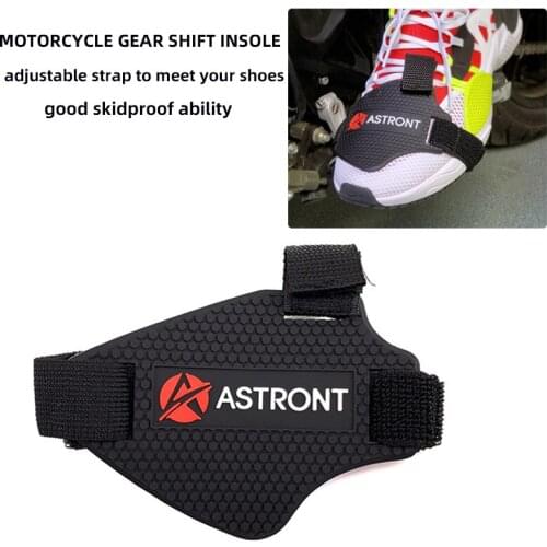 Motorcycle Gear Shift Protective Insoles Cross-Country Motorcycle Racer Shoes Non-Slip Rubber Cushion Protective Cover Universal