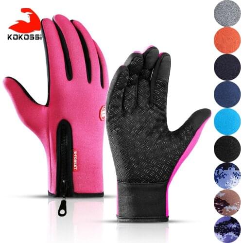 KoKossi Fishing Accessories Full Finger Neoprene PU Breathable Leather Warm Pesca Fitness Carp Winter Anti Slip Fishing Gloves