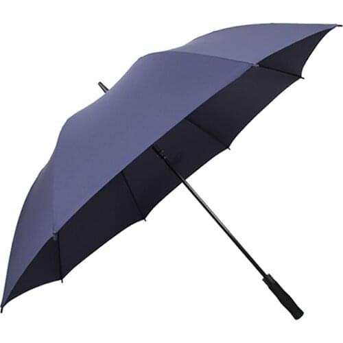 Paraguas Long Umbrella Business Semi-automatic Large Strongs Windproof Golf Umbrella Folding Outdoor Umbrella Men 50RR071