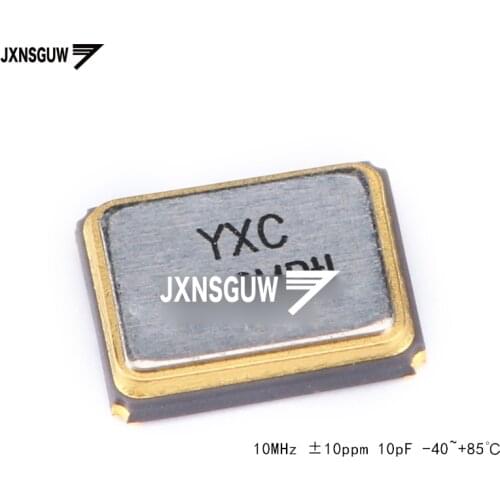 10PCS 3225 SMD passive crystal oscillator/YSX321SL 10MHz 10ppm 10pF X322510MMB4SI 4 foot