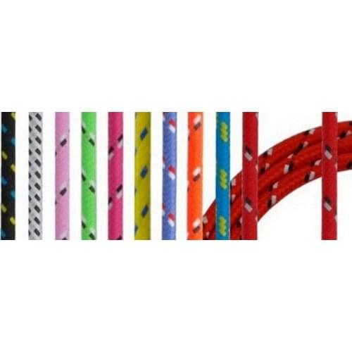 100pcs/lot 3M/10ft Colorful Braided Woven charge Cable for iPhone 6 plus 5 5S 5C