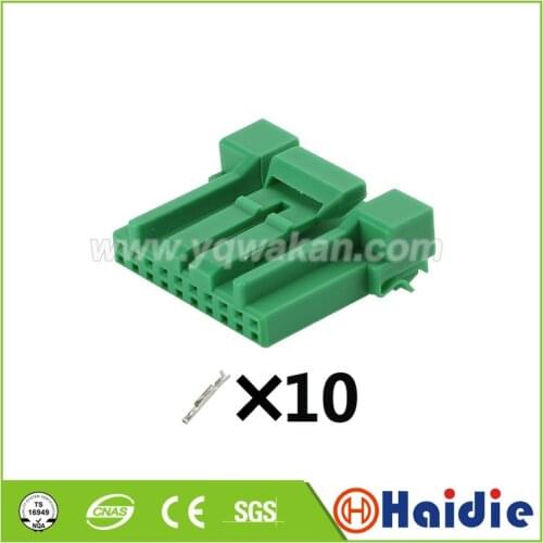 2sets JAE 10pin auto plastic cable wiring harness unsealed cable connector IL-AG5-10S-S3C1