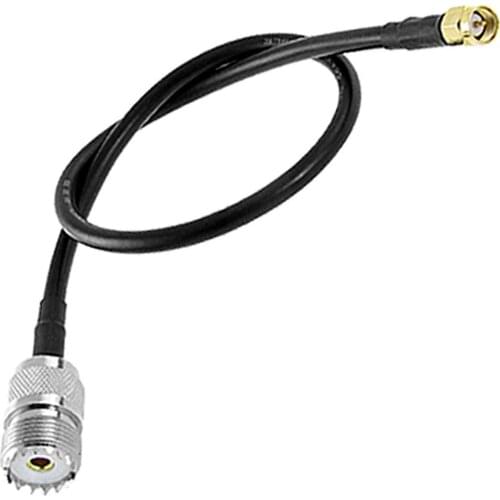 2015 Hot SMA Male to UHF Female Connector Pigtail Cable Black 40CM