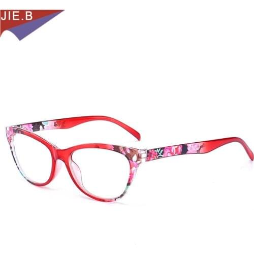 2018 High Quality Fashion Women Cat Eye Reading Glasses Women Transparent Eyeglasses Hyperopia Presbyopic Spectacles