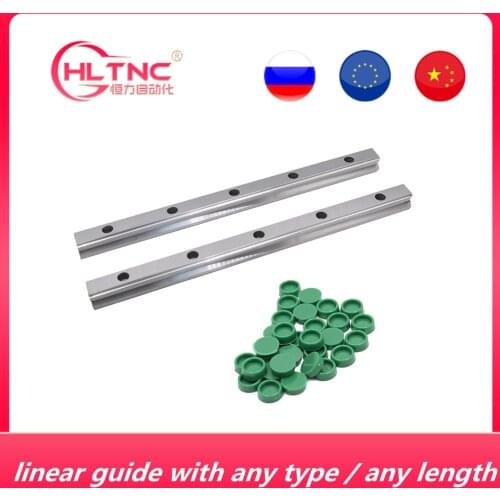 2020 new linear rail linear guide 15MM 20MM 25MM 30MM 35MM HGR15 HGR20 HGR25 HGR30 HGR35 ANY length for CNC
