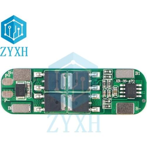 3S BMS 12A 11.1V 18650 Li-ion Lithium Battery Charger PCB Board Short Circuit Protection For Drill Motor/Lipo Cell Power Bank